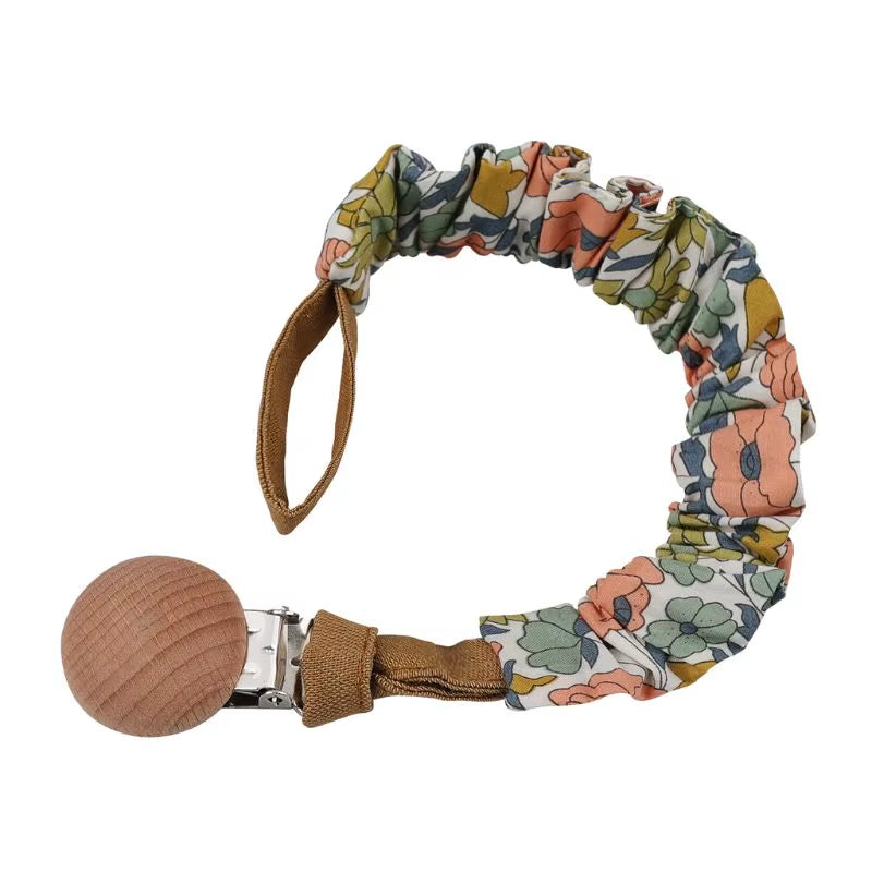 Stylish Baby Cotton Pacifier Clips - Perfect for Newborns and Teething Relief for Boys and Girls