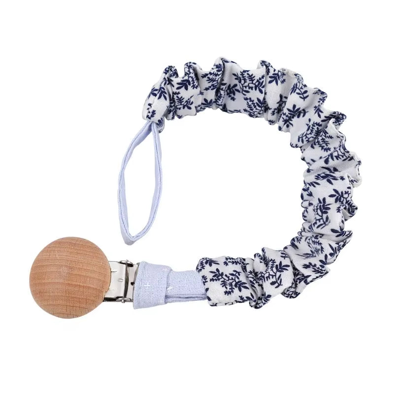 Stylish Baby Cotton Pacifier Clips - Perfect for Newborns and Teething Relief for Boys and Girls