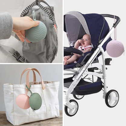 New Design Pacifier Box Soother Container Box for Newborns Handy Pacifier Travel Storage Nipple Holder Teat Attachment