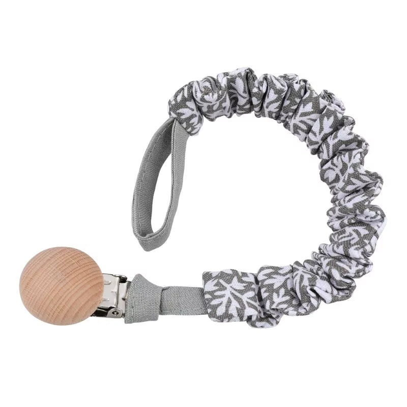 Stylish Baby Cotton Pacifier Clips - Perfect for Newborns and Teething Relief for Boys and Girls