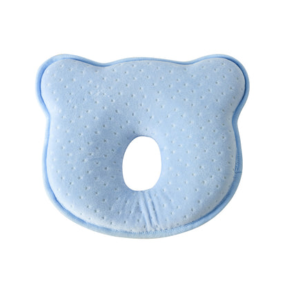 Memory Foam Baby Sleep Pillow - Anti-Eccentric Design for Comfortable Rest with Adorable Mickey and Apple Designs
