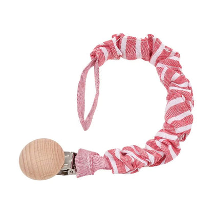 Stylish Baby Cotton Pacifier Clips - Perfect for Newborns and Teething Relief for Boys and Girls