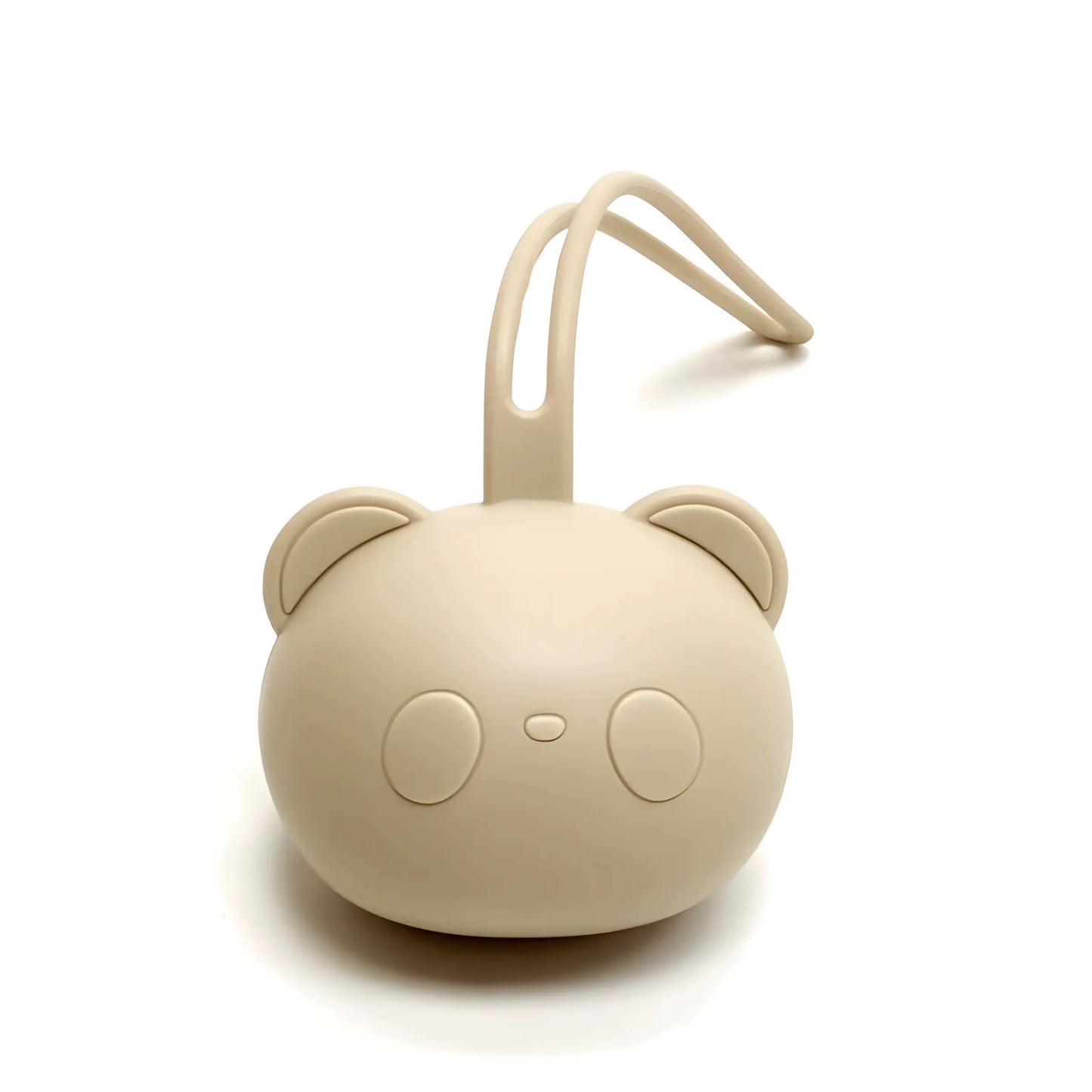 Stylish Bear Pacifier Bag - Eco-Friendly Silicone Dustproof Organizer for Baby Soothers and Chains