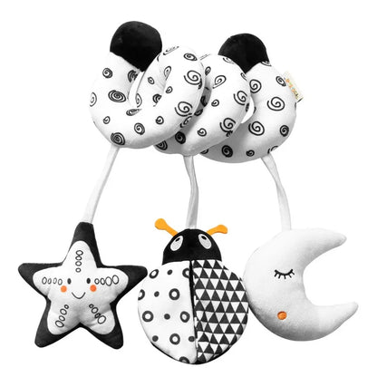 Delightful Soft Spiral Baby Toy for Crib, Stroller, and Car Seat – Perfect Educational Rattle for Newborns 0-12 Months