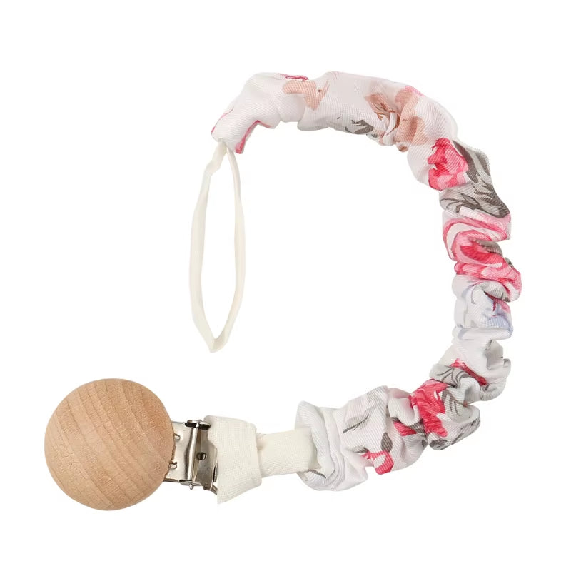 Stylish Baby Cotton Pacifier Clips - Perfect for Newborns and Teething Relief for Boys and Girls
