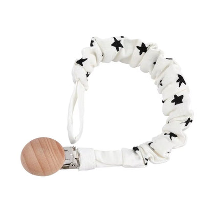 Stylish Baby Cotton Pacifier Clips - Perfect for Newborns and Teething Relief for Boys and Girls