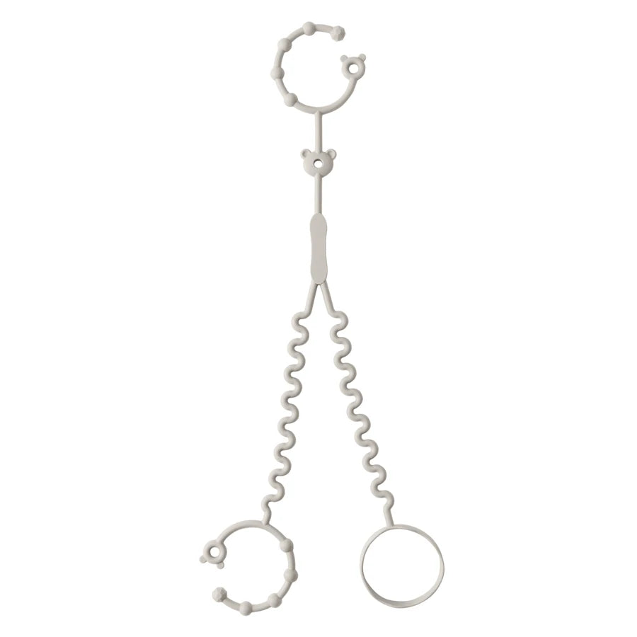 Keep Your Baby's Pacifier Close and Clean with Our Adjustable Silicone Pacifier Chain – Includes 2 Clips for Ultimate Convenience!