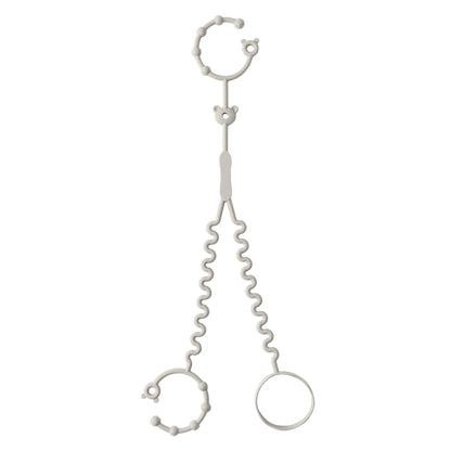Keep Your Baby's Pacifier Close and Clean with Our Adjustable Silicone Pacifier Chain – Includes 2 Clips for Ultimate Convenience!