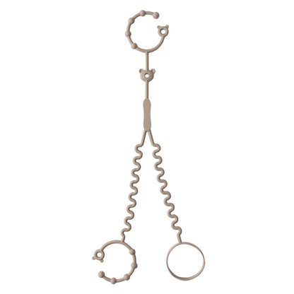 Keep Your Baby's Pacifier Close and Clean with Our Adjustable Silicone Pacifier Chain – Includes 2 Clips for Ultimate Convenience!