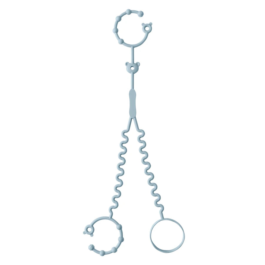 Keep Your Baby's Pacifier Close and Clean with Our Adjustable Silicone Pacifier Chain – Includes 2 Clips for Ultimate Convenience!