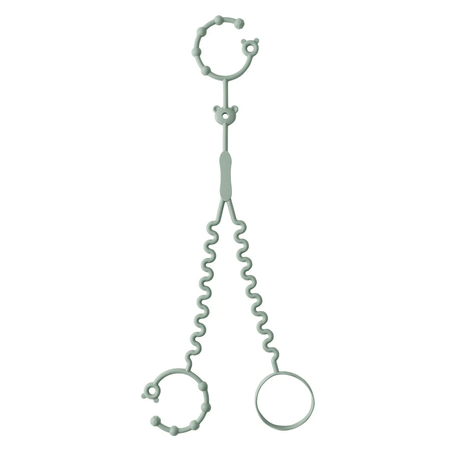 Keep Your Baby's Pacifier Close and Clean with Our Adjustable Silicone Pacifier Chain – Includes 2 Clips for Ultimate Convenience!