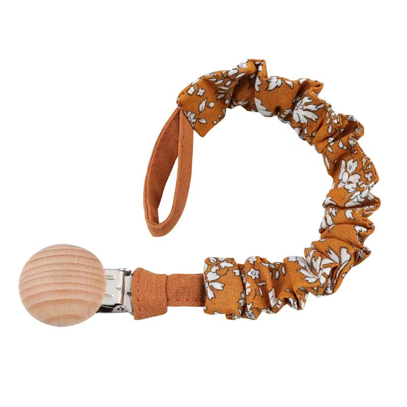 Stylish Baby Cotton Pacifier Clips - Perfect for Newborns and Teething Relief for Boys and Girls