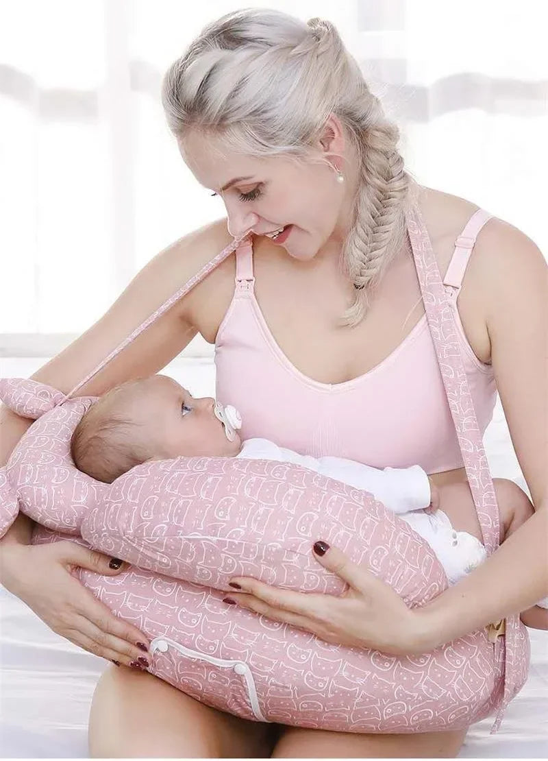 Nursing Pillow Breastfeeding Newborn Feeding Nursing Waist Support for Pregnant Woman Holding Baby Learning Pillow for Infant