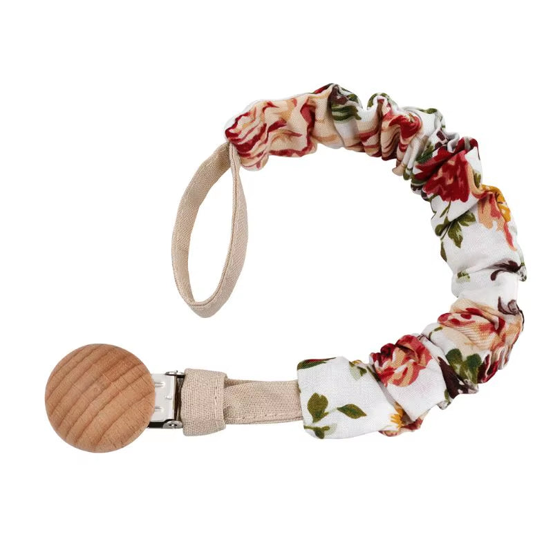 Stylish Baby Cotton Pacifier Clips - Perfect for Newborns and Teething Relief for Boys and Girls
