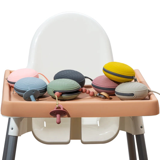 New Design Pacifier Box Soother Container Box for Newborns Handy Pacifier Travel Storage Nipple Holder Teat Attachment