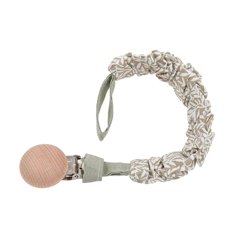 Stylish Baby Cotton Pacifier Clips - Perfect for Newborns and Teething Relief for Boys and Girls