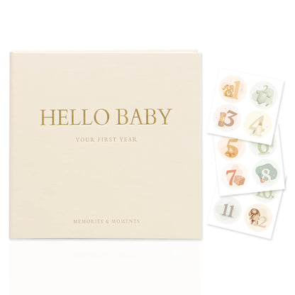 Cherish Every Moment with Our Adorable Baby Memory Book – A Keepsake for New Parents to Record Milestones and Growth in Style!