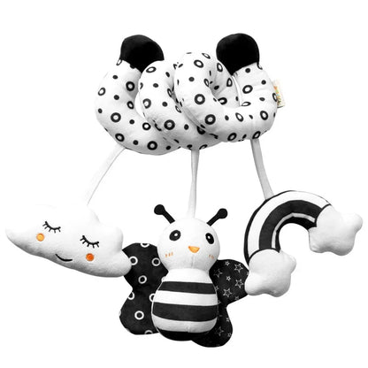 Delightful Soft Spiral Baby Toy for Crib, Stroller, and Car Seat – Perfect Educational Rattle for Newborns 0-12 Months