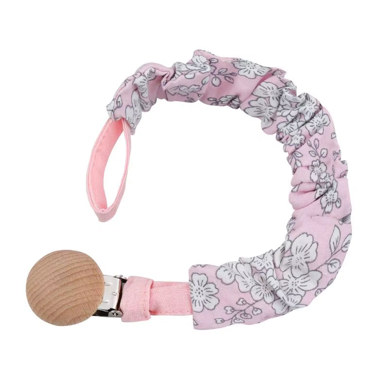 Stylish Baby Cotton Pacifier Clips - Perfect for Newborns and Teething Relief for Boys and Girls
