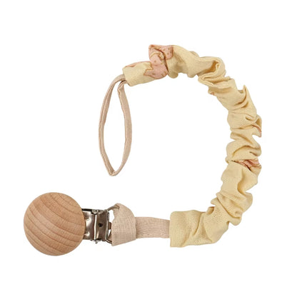 Stylish Baby Cotton Pacifier Clips - Perfect for Newborns and Teething Relief for Boys and Girls