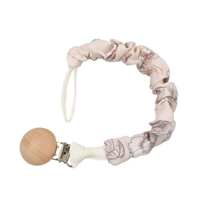 Stylish Baby Cotton Pacifier Clips - Perfect for Newborns and Teething Relief for Boys and Girls
