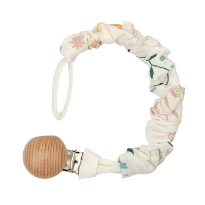Stylish Baby Cotton Pacifier Clips - Perfect for Newborns and Teething Relief for Boys and Girls